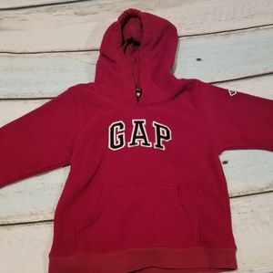 Gap red fleece hoodie